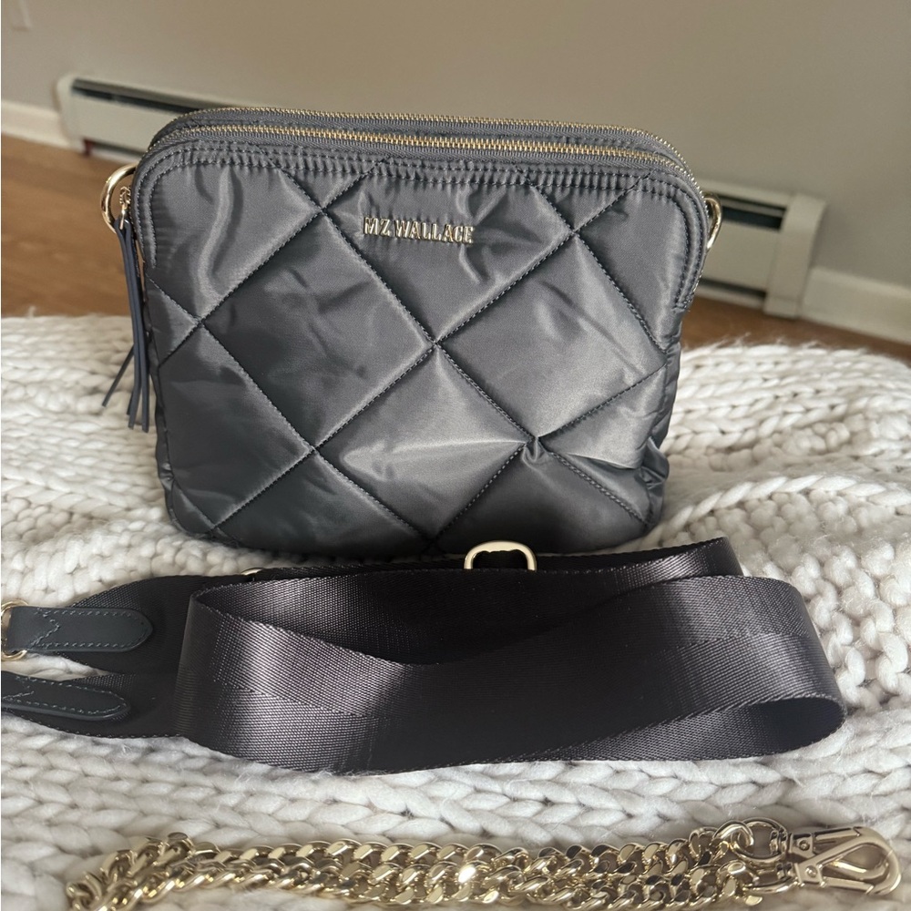 MZ Wallace Madison crossbody in Magnet Rec